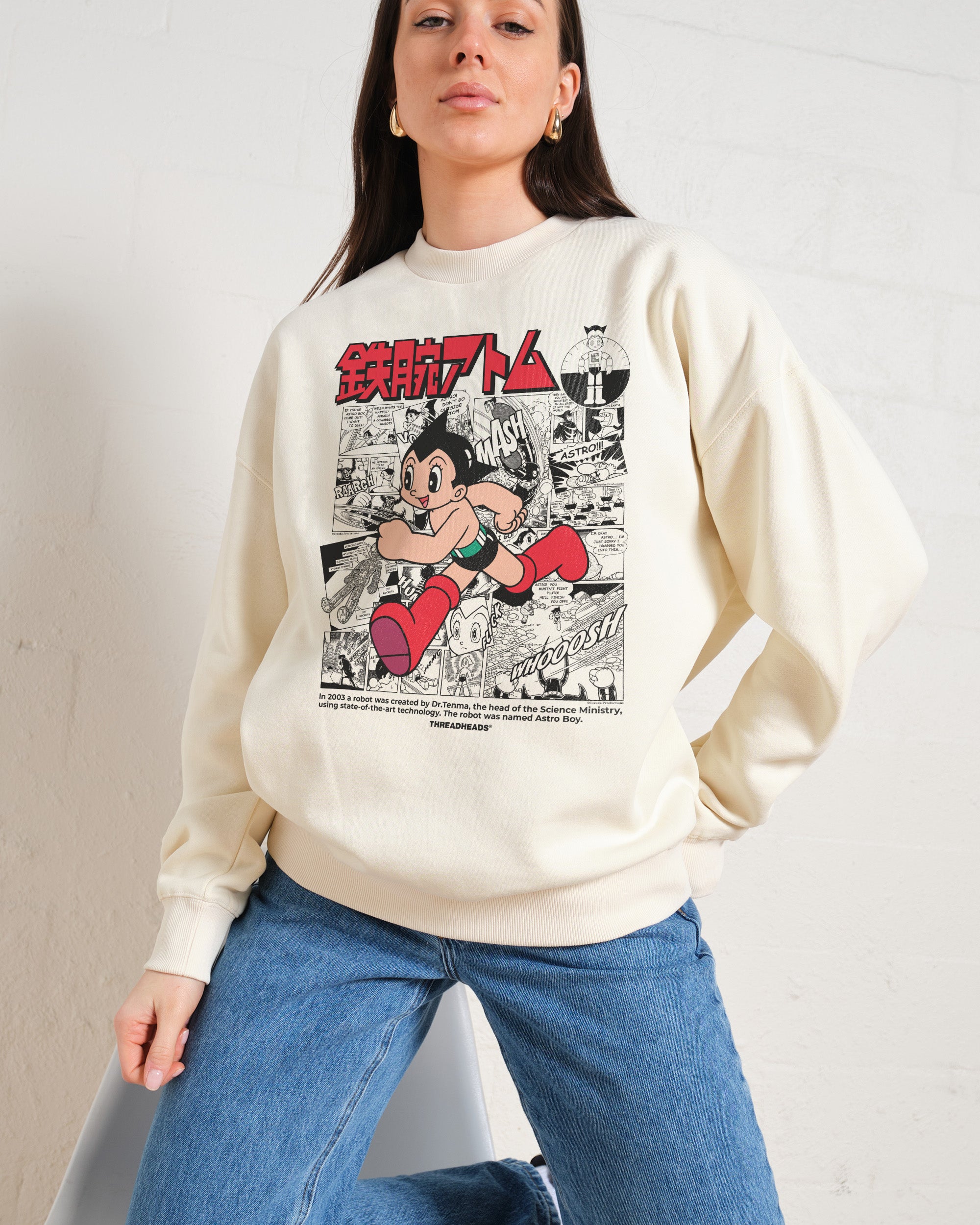 Astro Boy Manga Story Unisex Sweatshirt - Premium Cotton Poly Blend