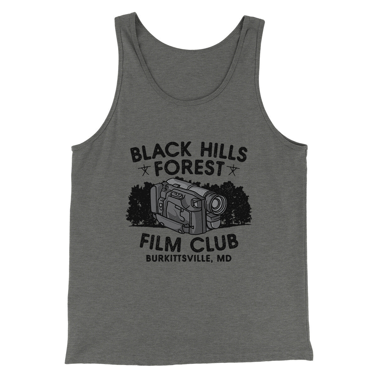 Black Hills Forest Film Club Funny Movie Unisex Tank Top - Black