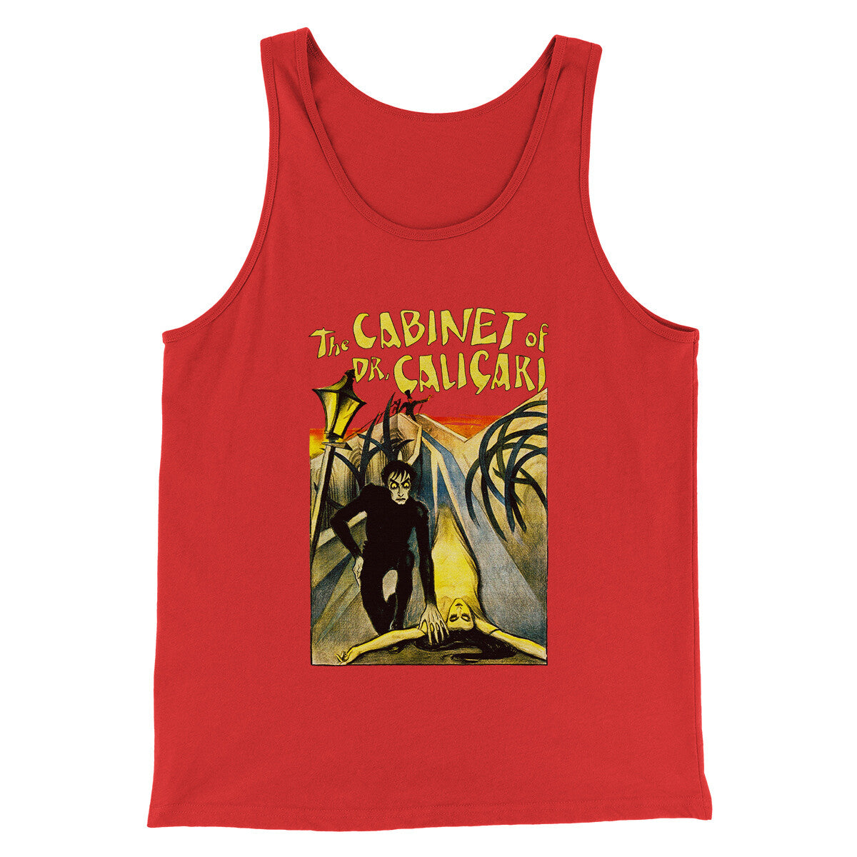 Cabinet of Dr. Caligari Movie Unisex Tank Top - Funny Horror Graphic