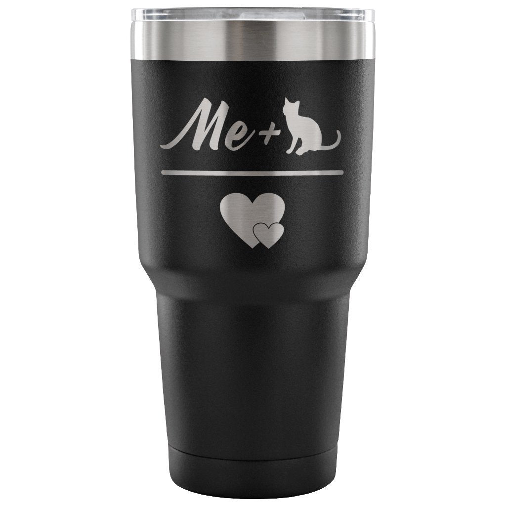 Cats Me + Cat = Love 30oz Vacuum Insulated Tumbler