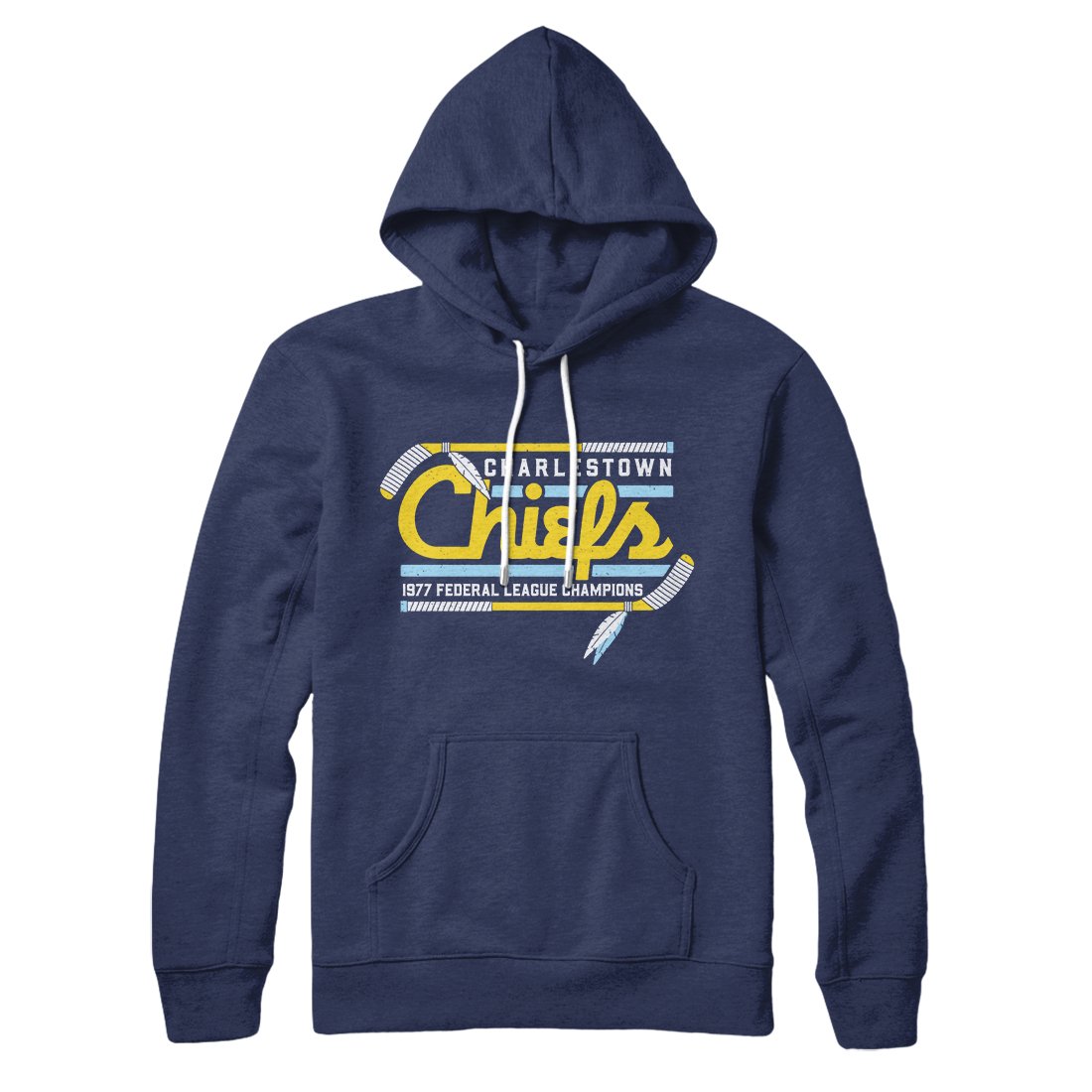Charlestown Chiefs Pullover Hoodie Unisex Cotton Polyester Loose Fit