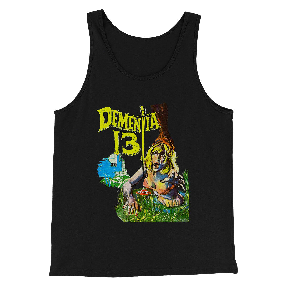 Dementia 13 Funny Movie Unisex Tank Top - Combed Ring-Spun Cotton