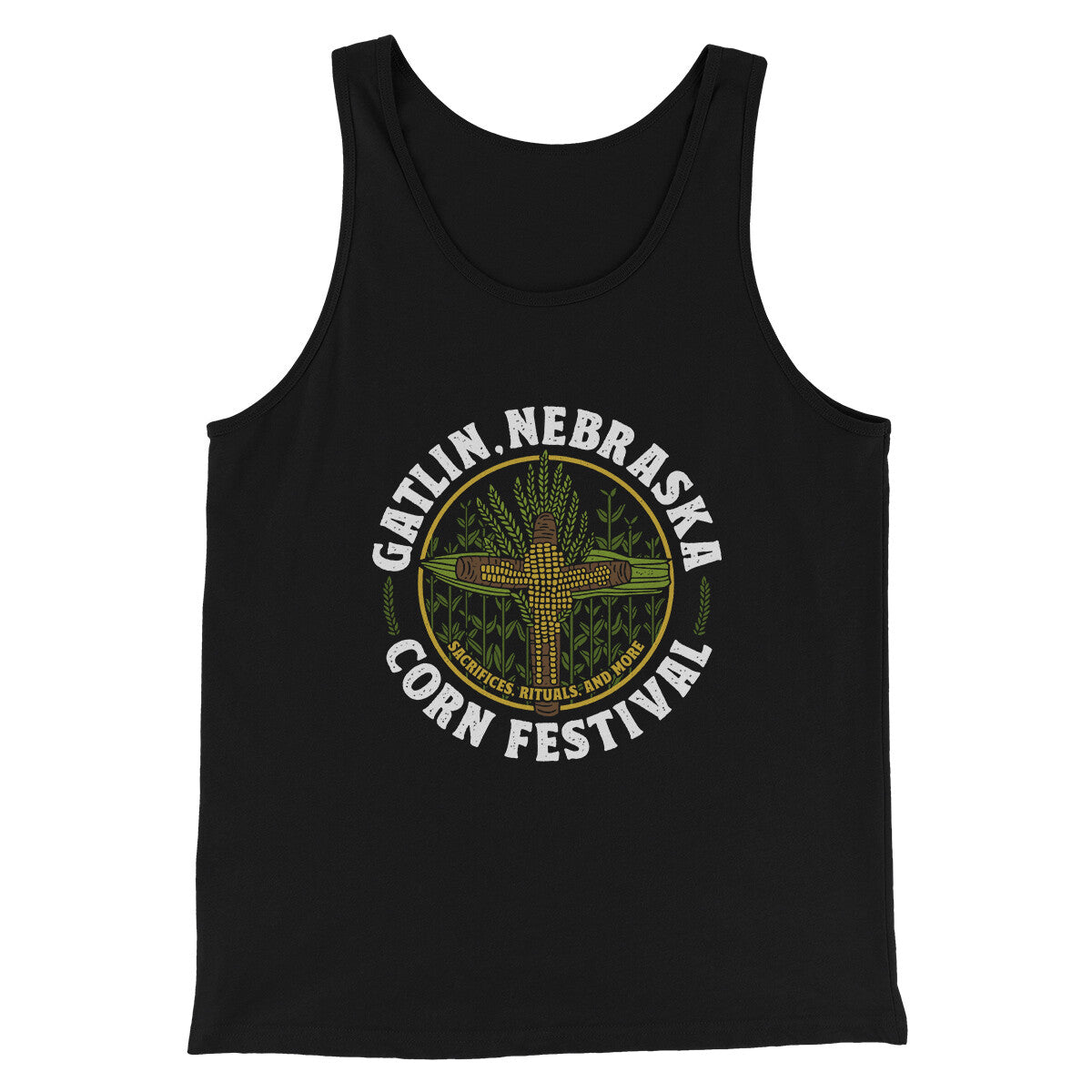 Gatlin Nebraska Corn Festival Funny Movie Unisex Tank Top - Combed Ring-Spun Cotton