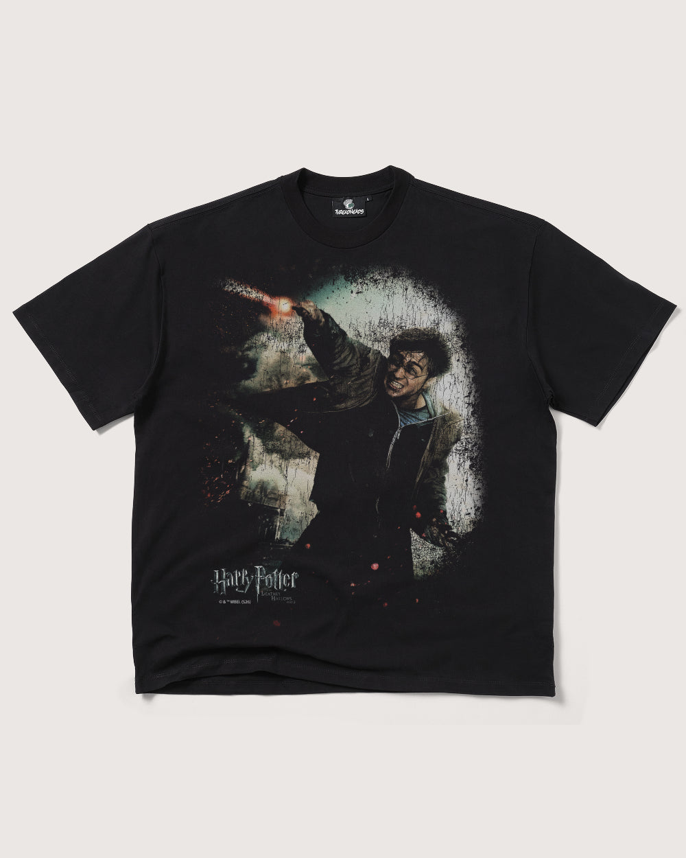Harry Potter Oversized Graphic Tee Unisex 90s Boxy Fit 100% Combed Cotton