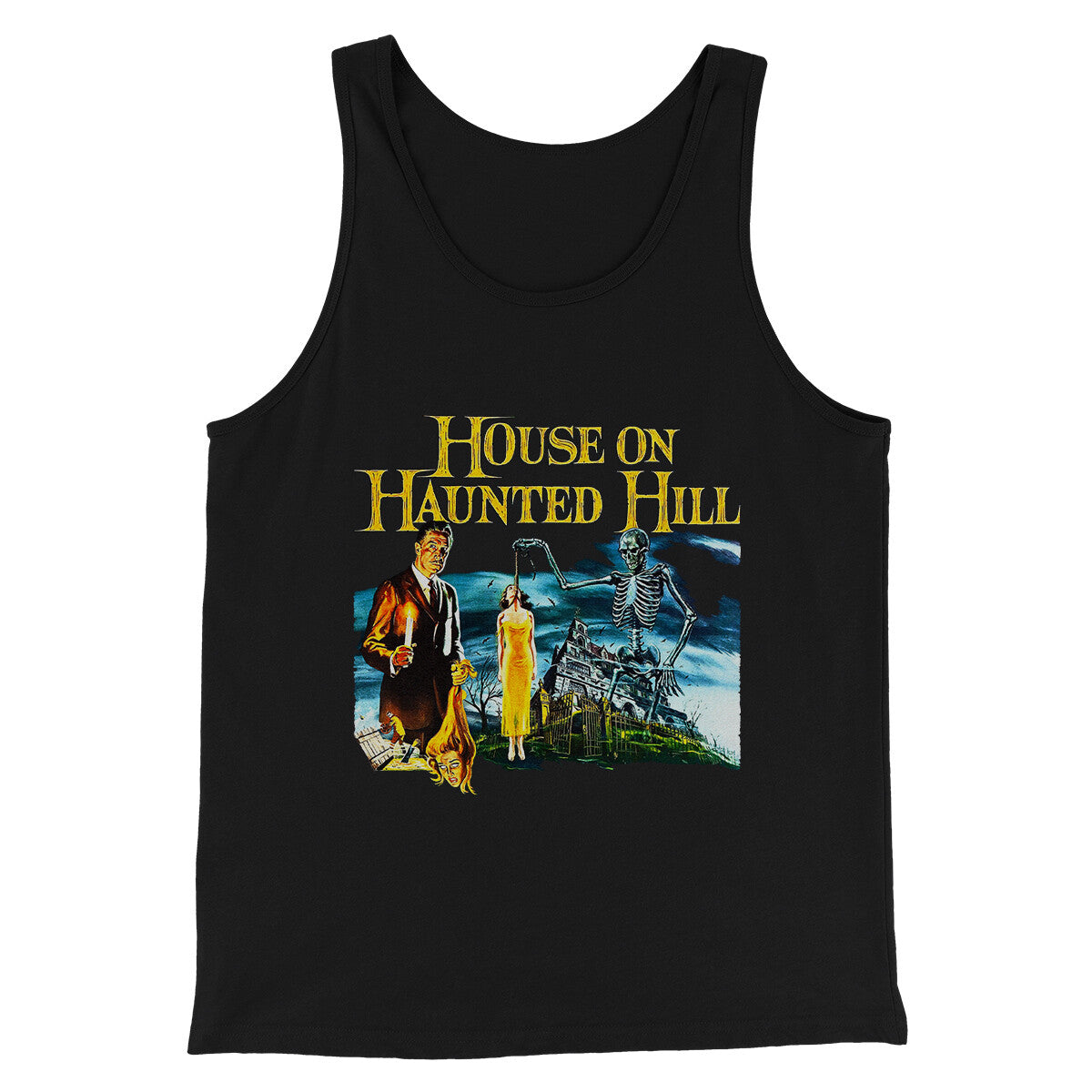 House on Haunted Hill Movie Unisex Tank Top - Funny Horror Graphic
