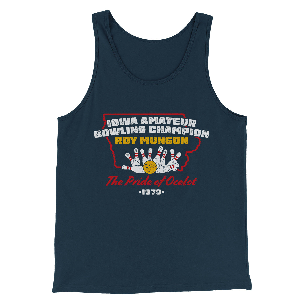 Iowa Amateur Bowling Champion Funny Movie Unisex Tank Top