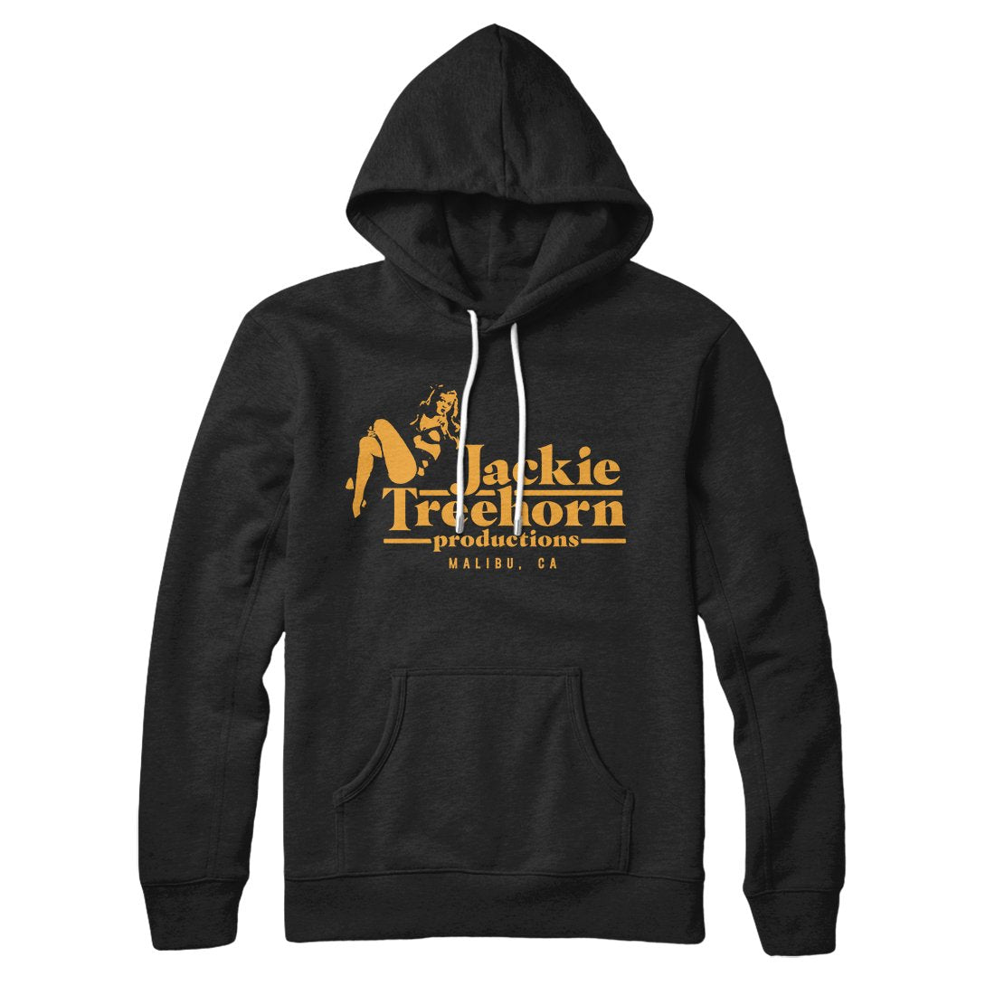 Jackie Treehorn Unisex Pullover Hoodie - Cotton Polyester Blend, Loose Fit, Kangaroo Pocket