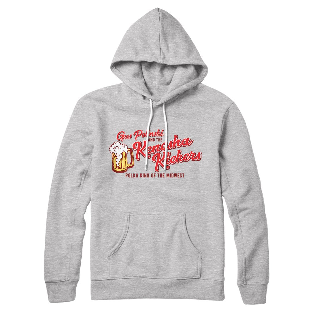 Kenosha Kickers Unisex Pullover Hoodie - Cotton Polyester Blend, Loose Fit, Kangaroo Pocket