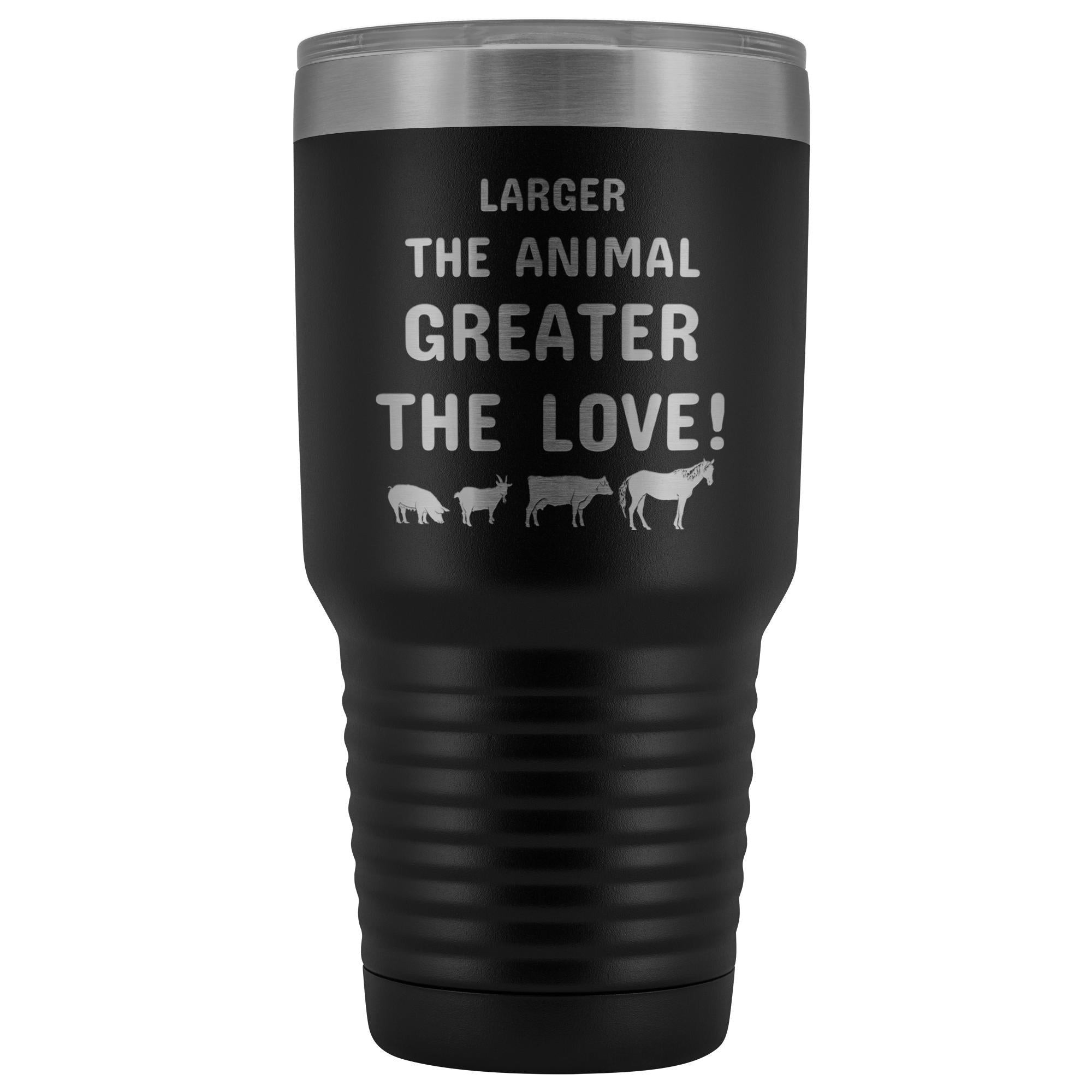Large Animal Vet 30oz Vacuum Tumbler - Powder Coated Laser Etched Stainless Steel
