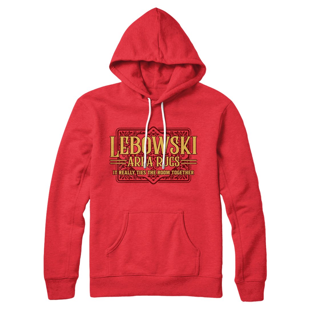 Lebowski Area Rugs Pullover Hoodie Unisex Cotton Polyester Loose Fit