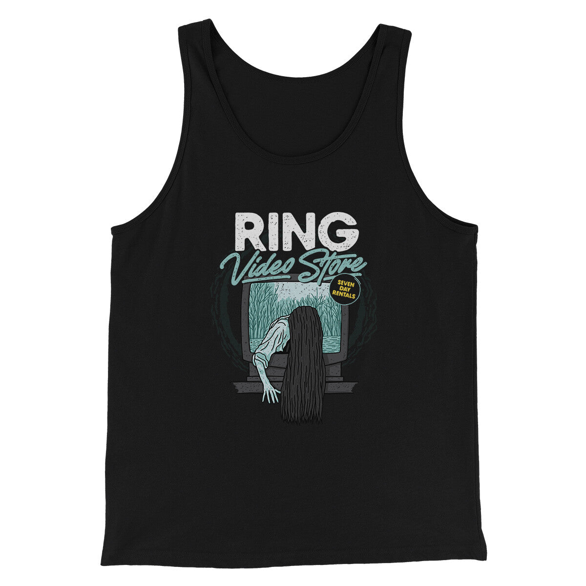 Ring Video Store Funny Movie Unisex Tank Top - Combed Ring-Spun Cotton