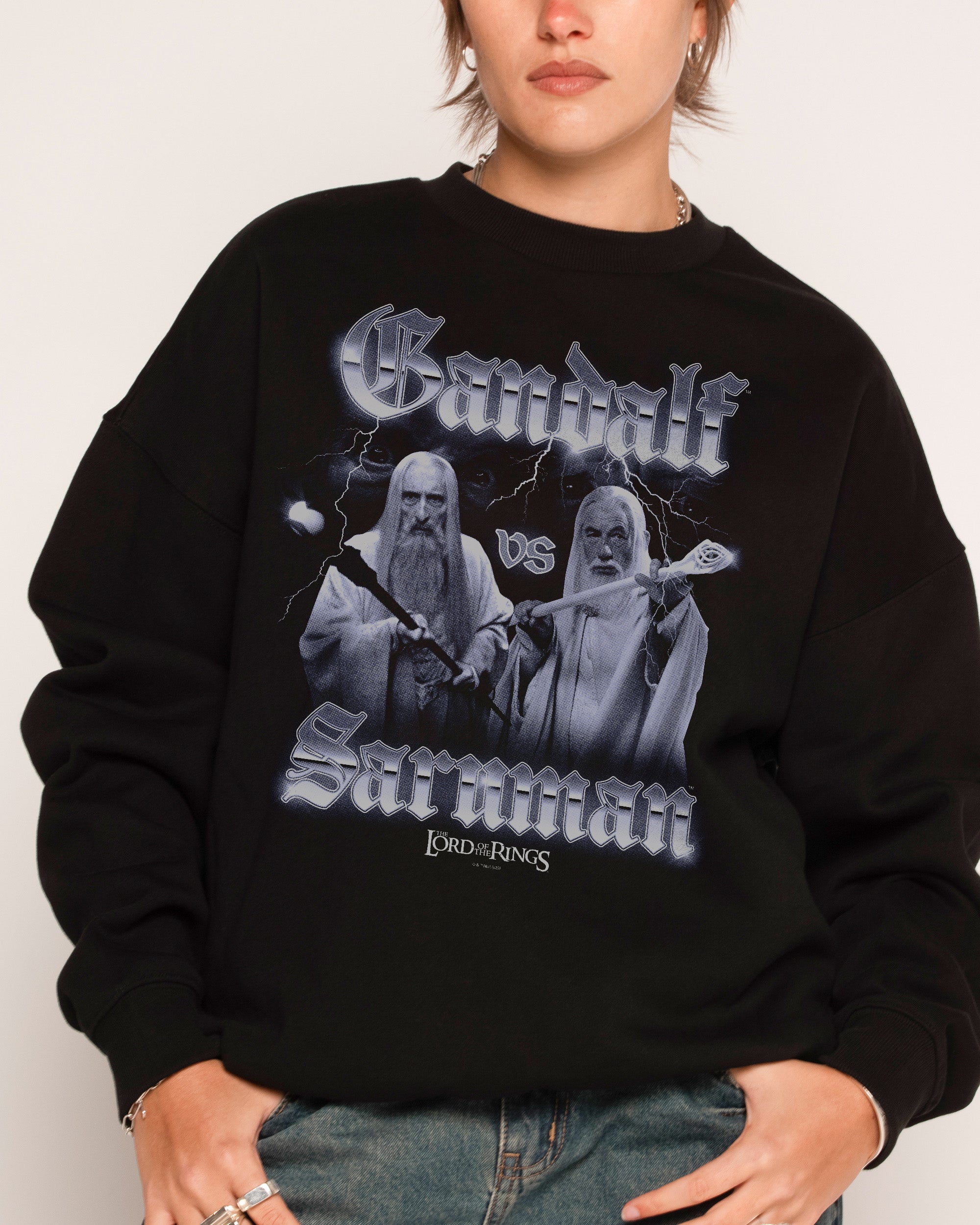 Showdown Sweatshirt Lord of the Rings Graphic Unisex 340gsm Cotton Poly Blend