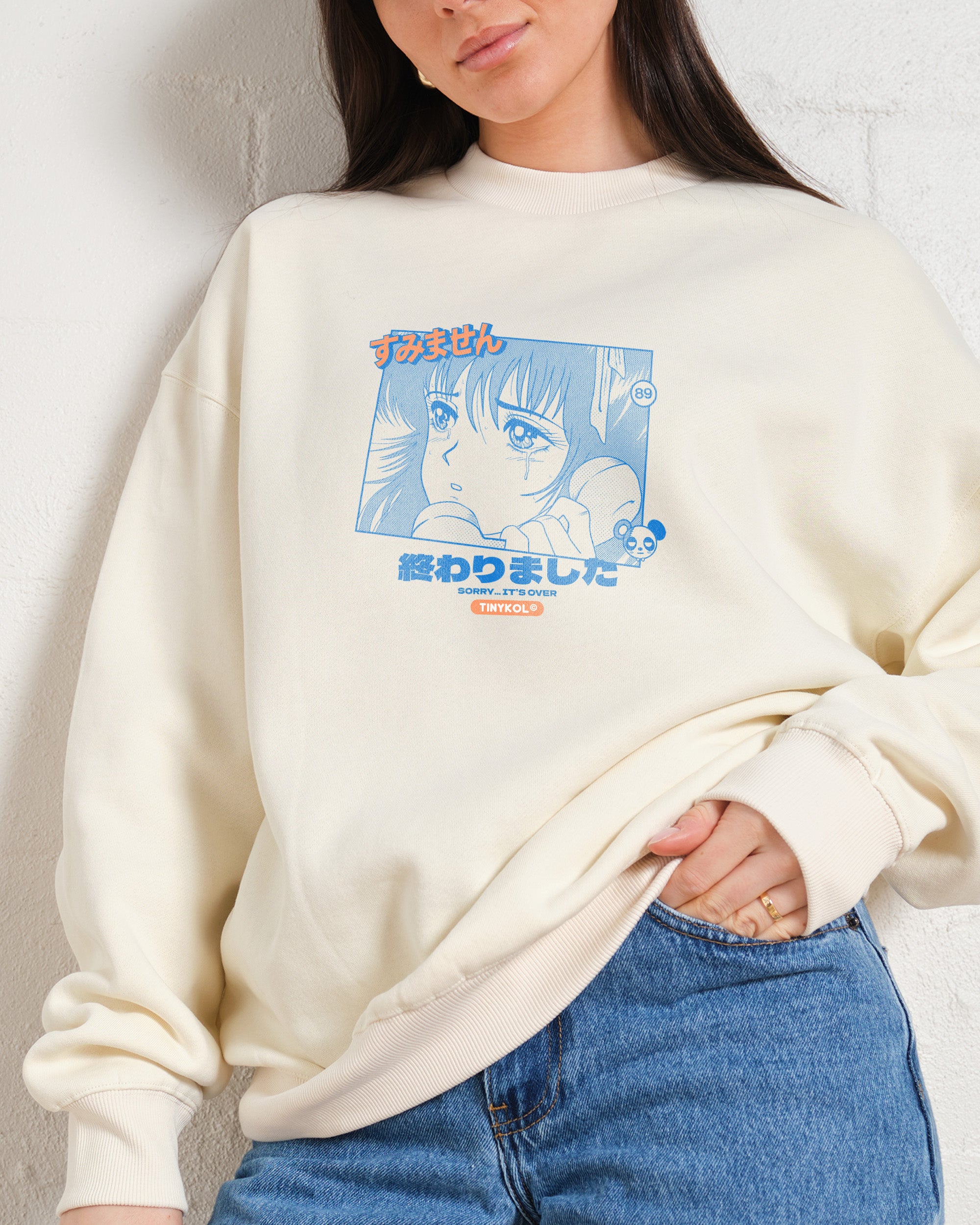 Sorry It's Over Graphic Sweatshirt Unisex 340gsm Cotton Polyester Blend