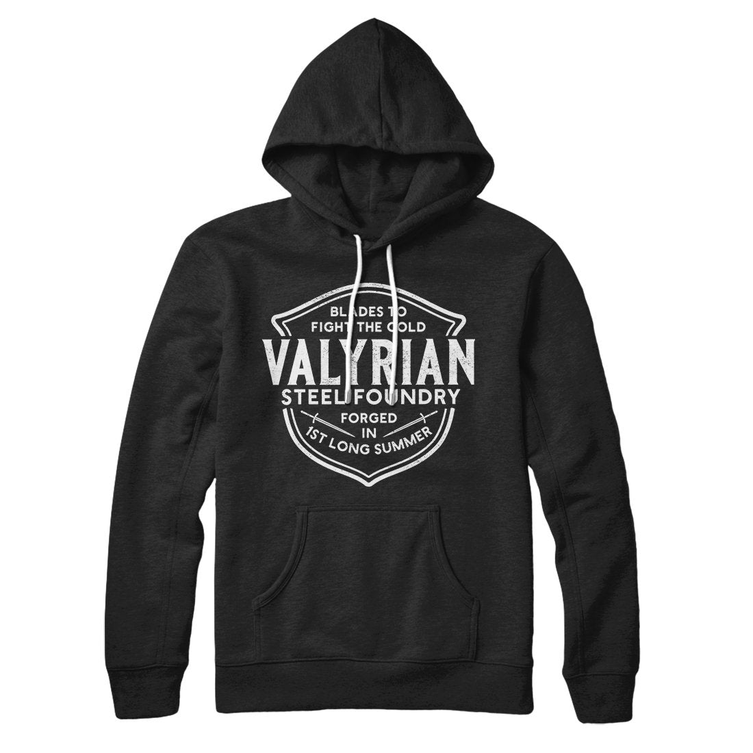 Valyrian Steel Foundry Unisex Hoodie - Cotton Polyester Pullover with Hood and Kangaroo Pocket