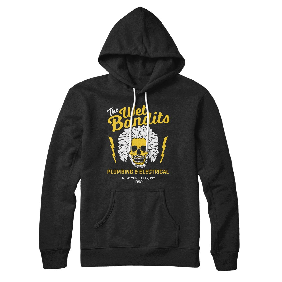 Wet Bandits Unisex Cotton Polyester Pullover Hoodie with Hood and Kangaroo Pocket