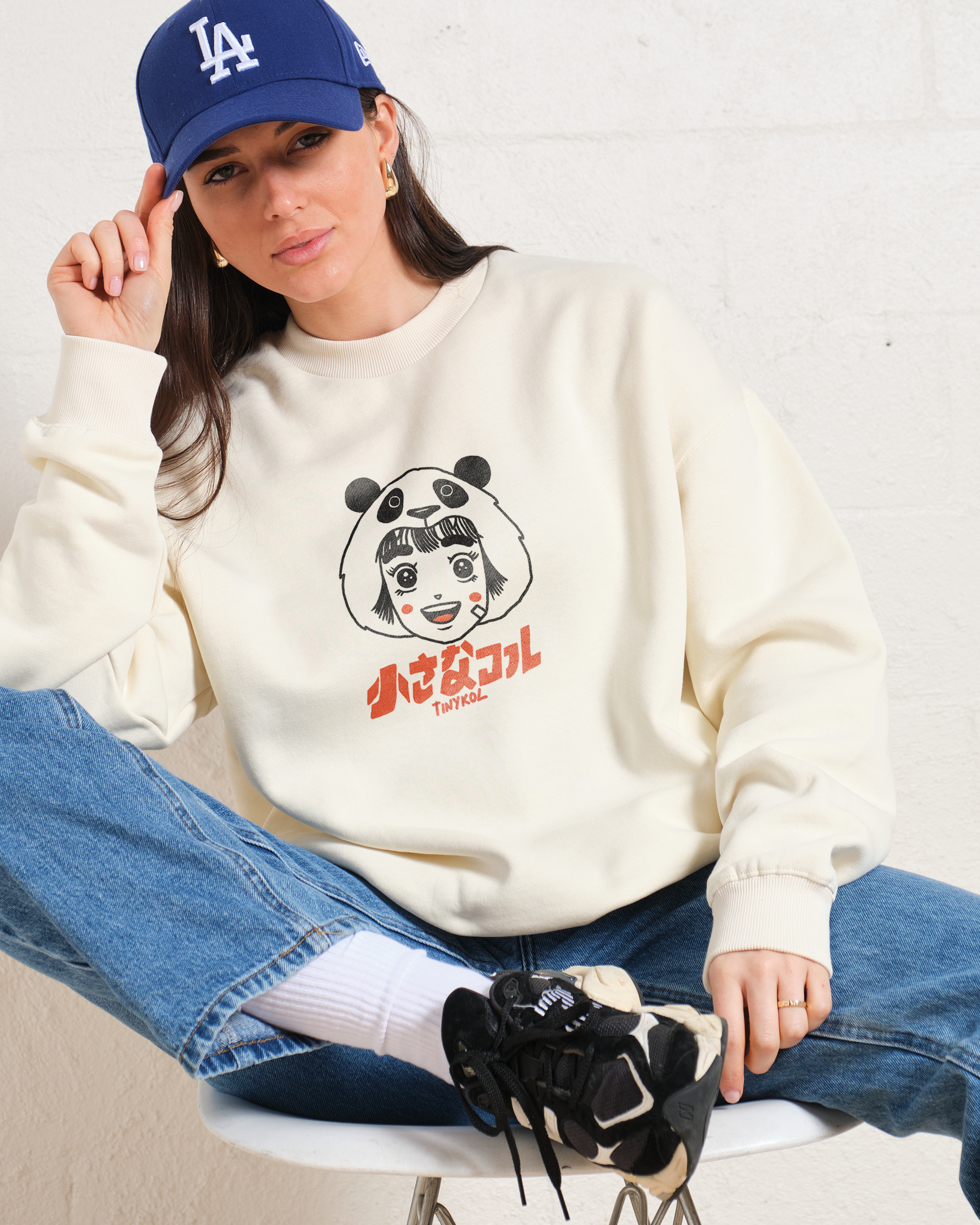 Panda Graphic Unisex Sweatshirt Thick 340gsm Cotton Polyester Blend